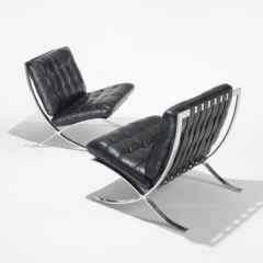 Barcelona chairs by Ludwig Mies Van Der Rohe, 1928/c. 1935